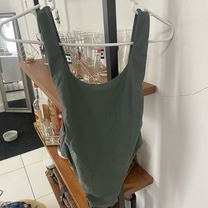 Green Aerie one-piece swimsuit